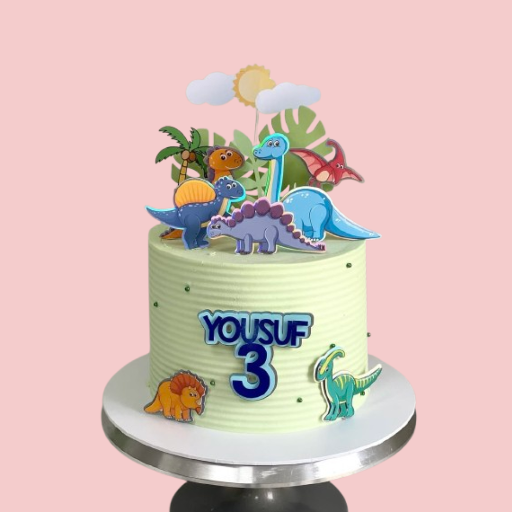 Tarta de dinosaurio